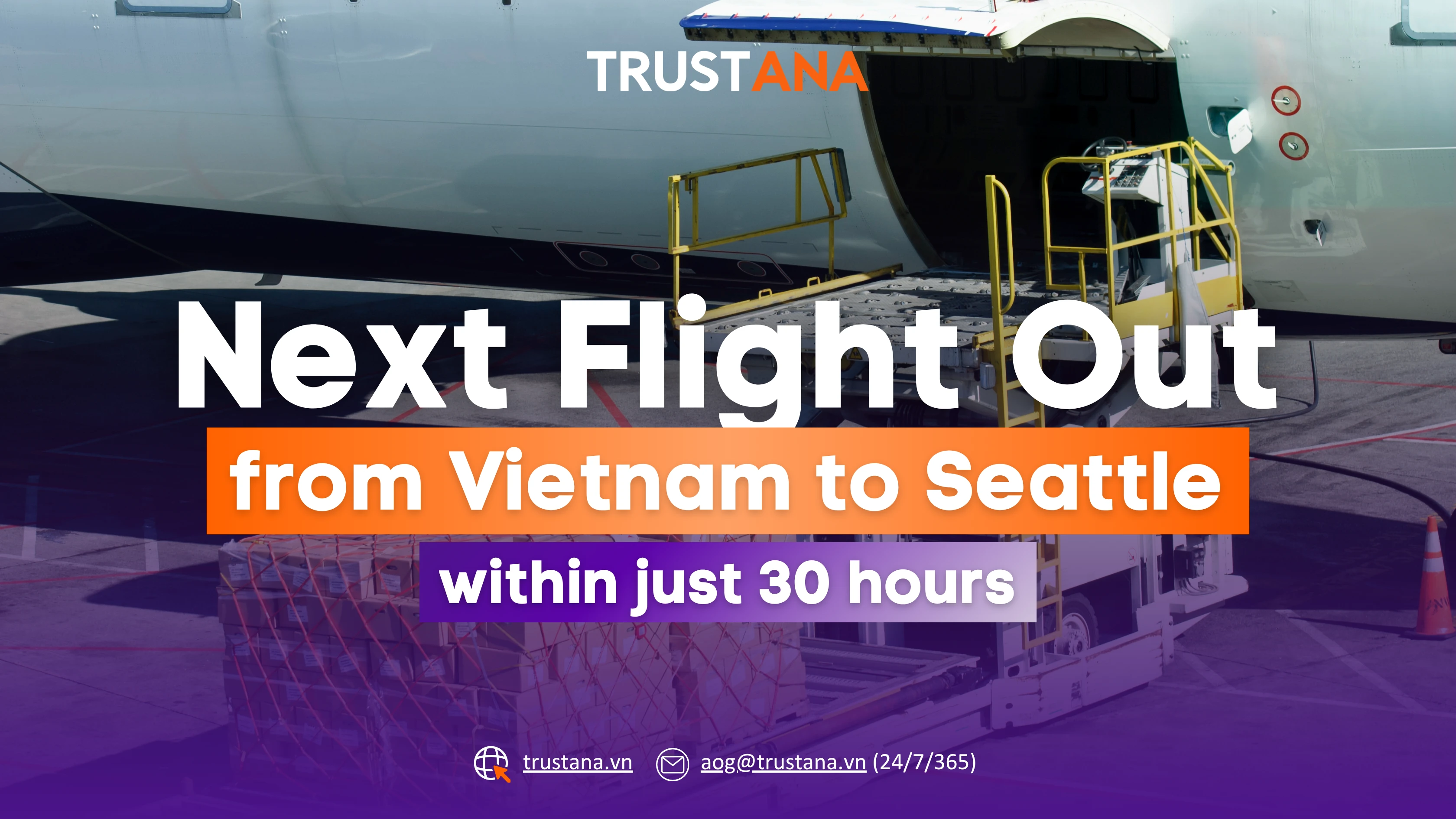 Next Flight Out from Vietnam to Seattle | Time-Critical Shipment for Aerospace Industry